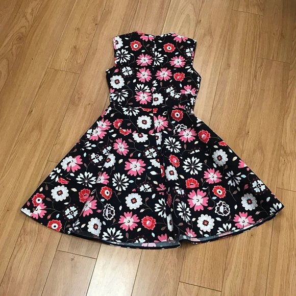 Kate Spade Casa Flora poplin swing dress - Picture 4 of 6